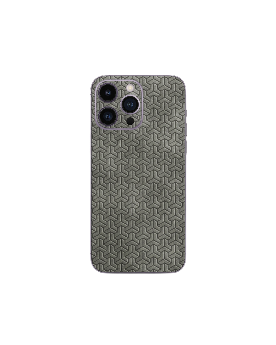 Silver küp örgü süet dokulu premium telefon kaplaması