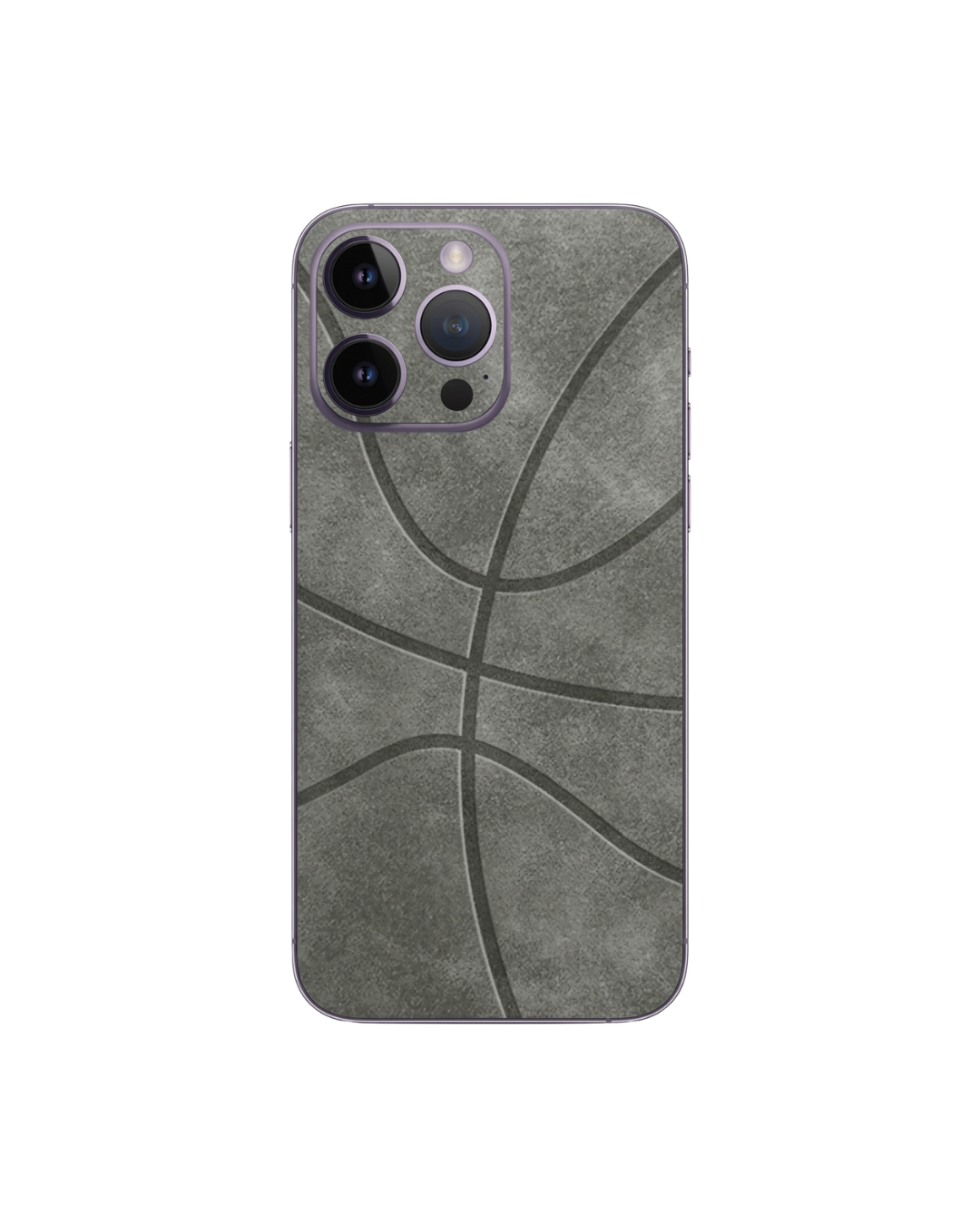 Silver basketbol süet dokulu premium telefon kaplaması