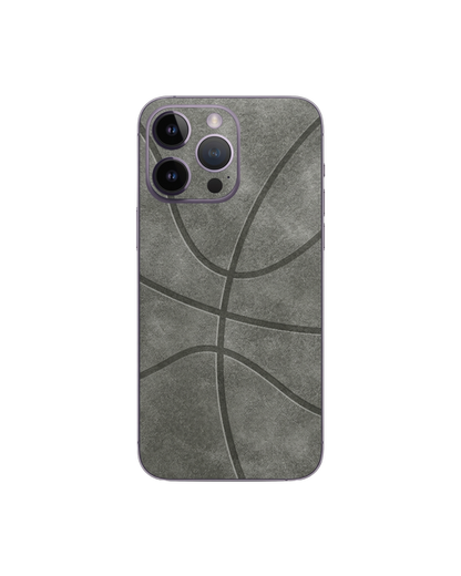 Silver basketbol süet dokulu premium telefon kaplaması