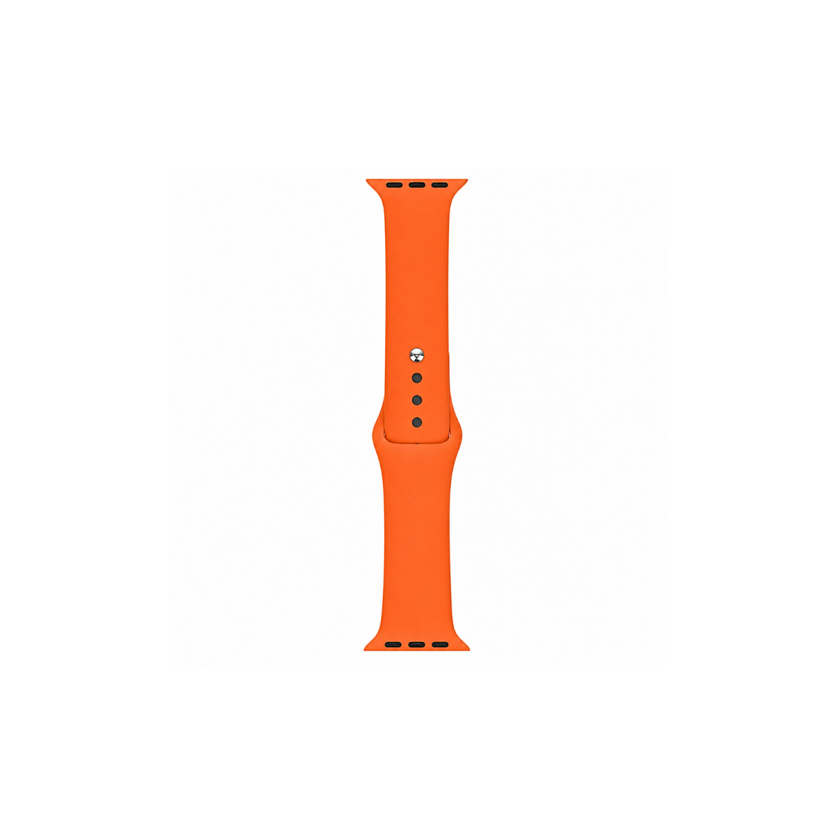Turuncu Apple Watch silikon kordon