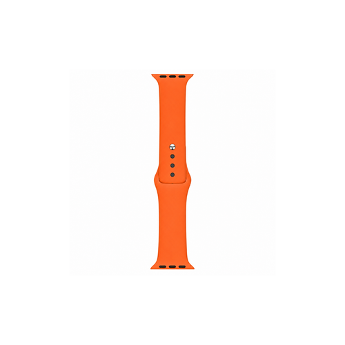 Turuncu Apple Watch silikon kordon