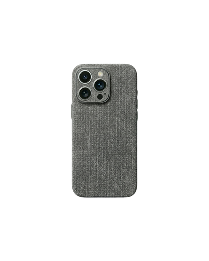Silver kumaş dokulu premium telefon kaplaması