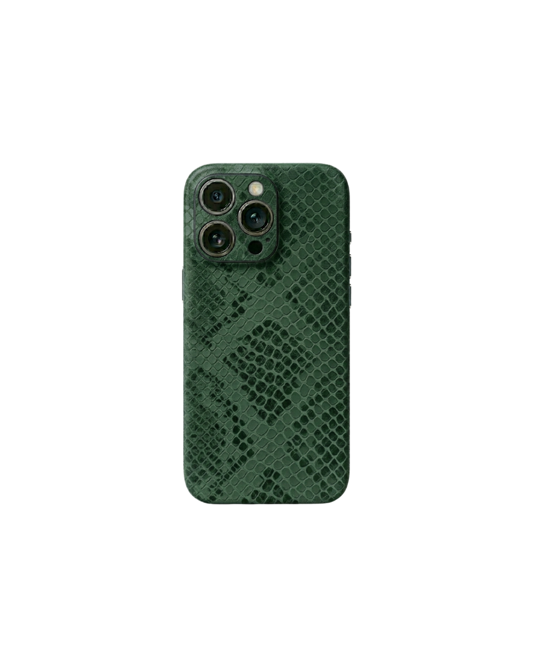 Yeşil arı peteği kadife dokulu premium telefon kaplaması