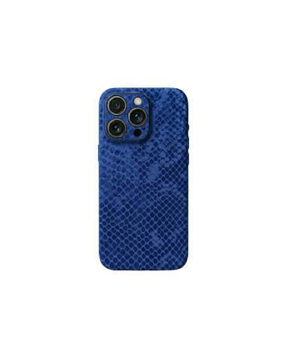 Lacivert arı peteği kadife dokulu premium telefon kaplaması