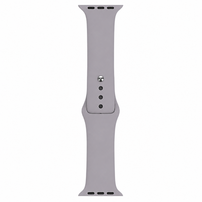 Silver Apple Watch silikon kordon