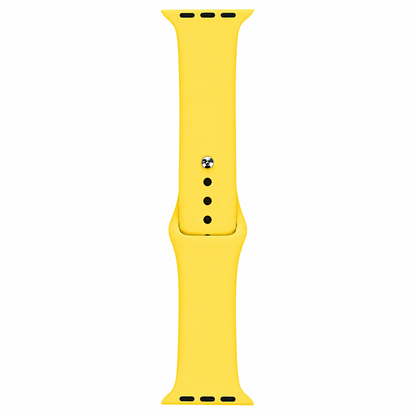 Sarı Apple Watch silikon kordon