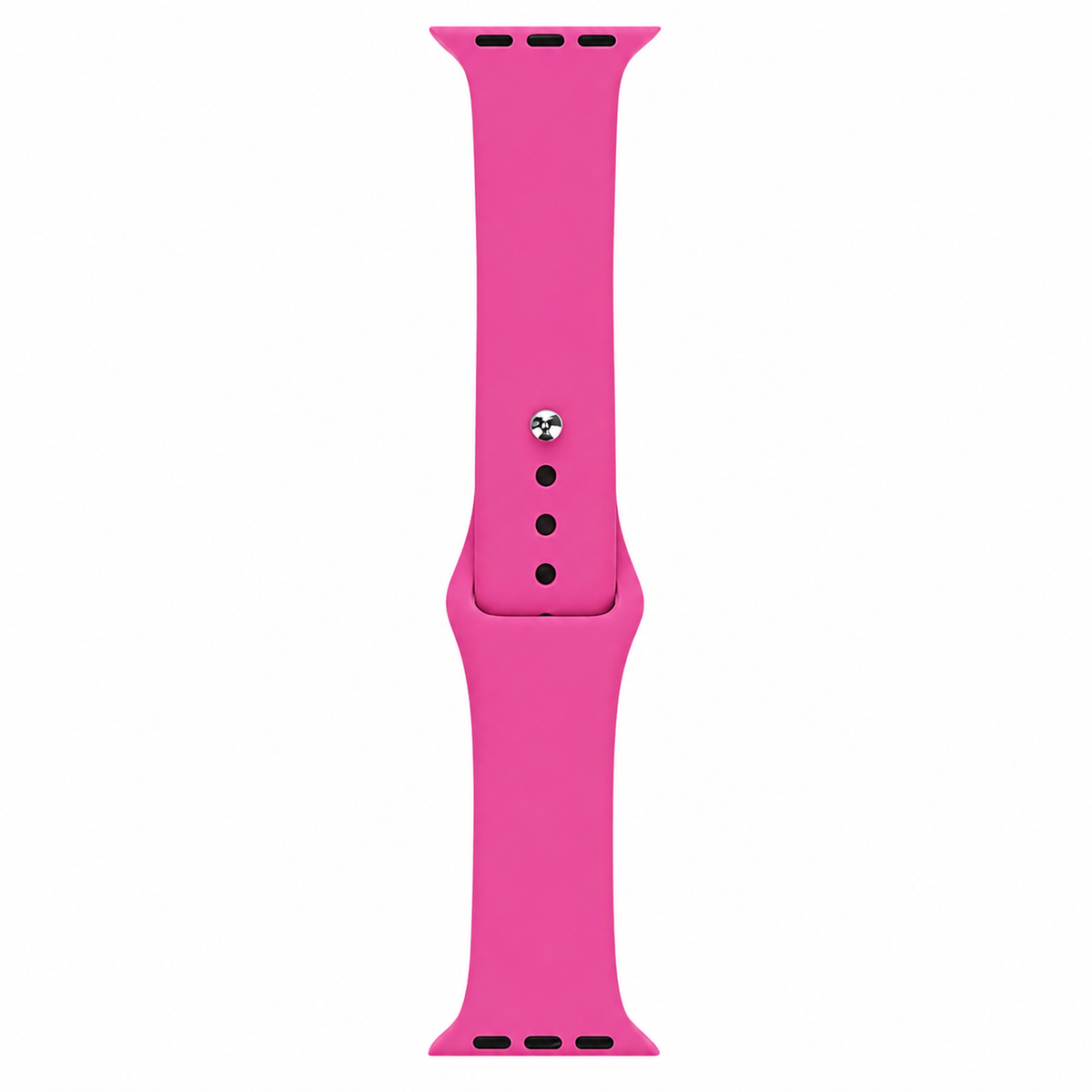 Fuşya Apple Watch silikon kordon